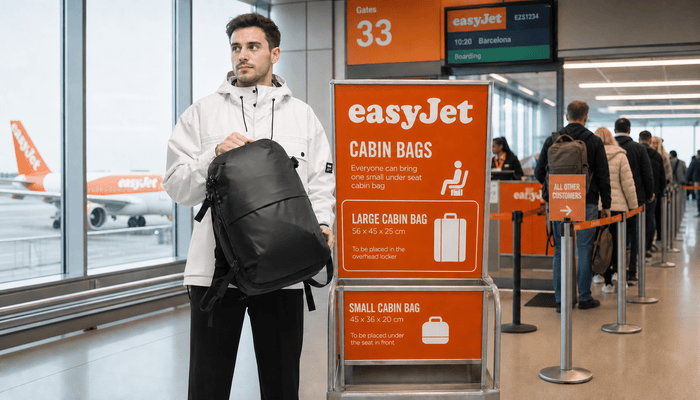 easyJet Personal Item Size 2026: Backpack Guide