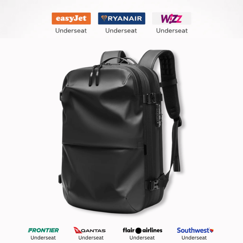 Discoverer Vacuum Compression Travel Backpack 60L personal item approved - Nomadity Backpacks