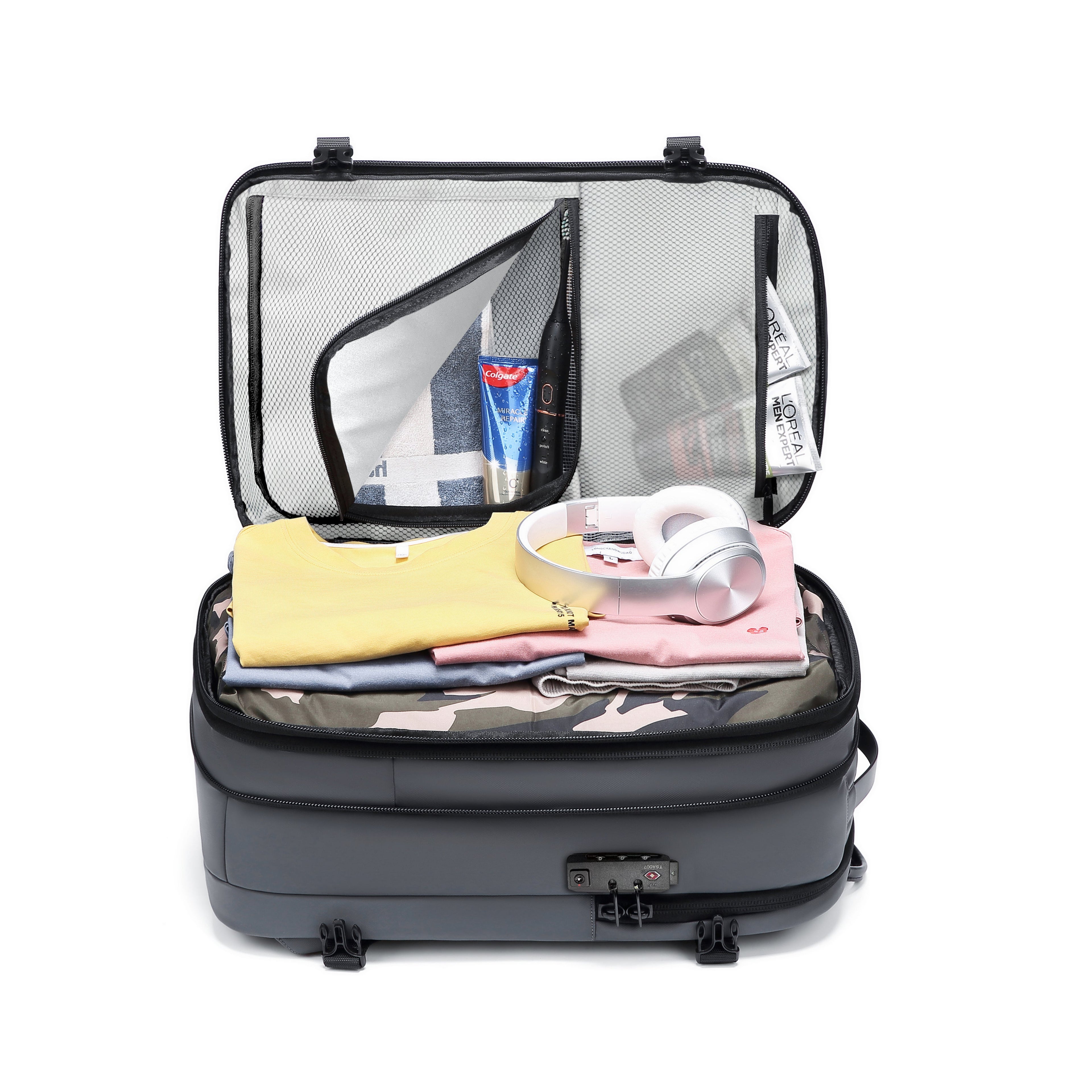 Discoverer Vacuum Compression Travel Backpack 60L