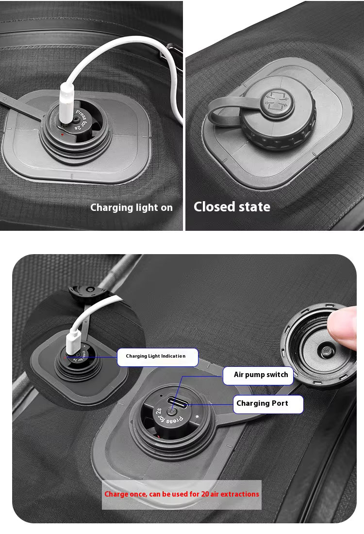 Chargeable Automatic Vacuum Compression Luggage Bag