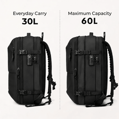 Discoverer Vacuum Compression Travel Backpack 60L - Nomadity Backpacks