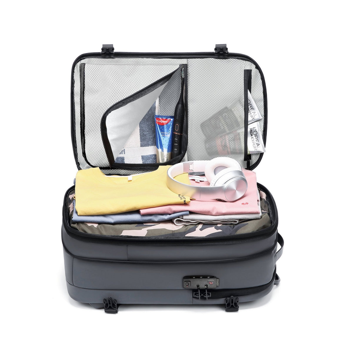 Discoverer Vacuum Compression Travel Backpack 60L - Nomadity Backpacks