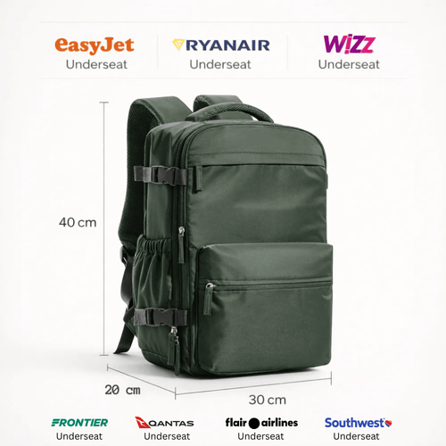 Explorer Vacuum Compression Travel Backpack 35L - Nomadity Backpacks