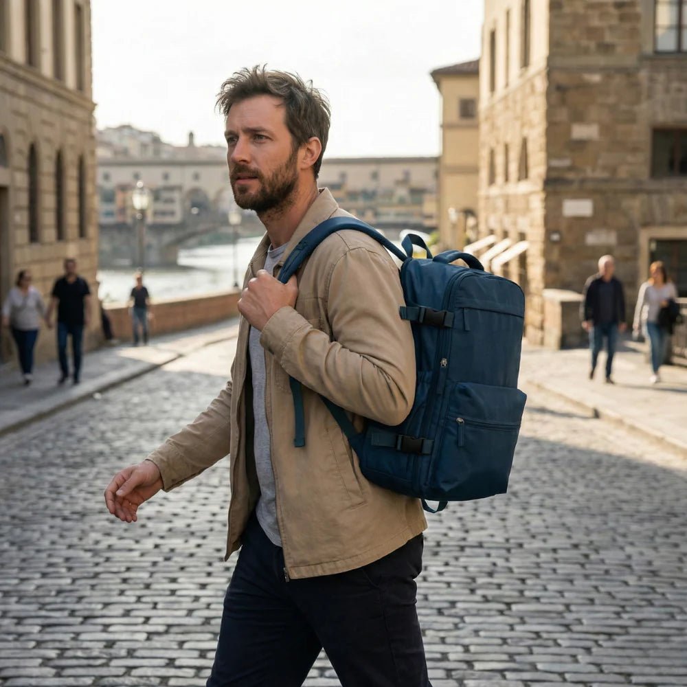 Explorer Vacuum Compression Travel Backpack 35L - Nomadity Backpacks